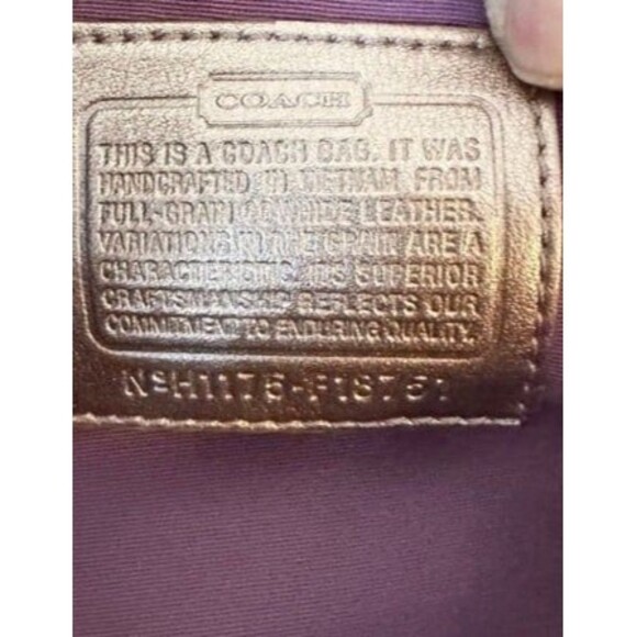 Coach Soho Metallic Bronze Handbag - Picture 8 of 11